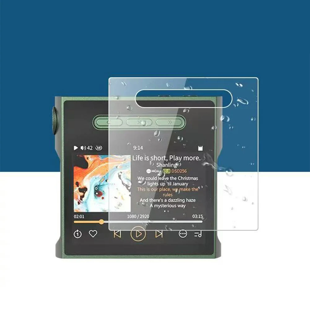 Tempered Glass Protective Film HD Screen Protector for Shanling M1S