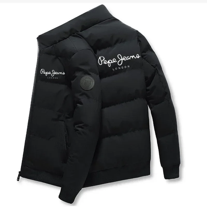 2026 Winter Men's Jacket Warm Thick Waterproof Windproof Outdoor Coat Cold Weather Casual Comfortable Outerwear Parkas