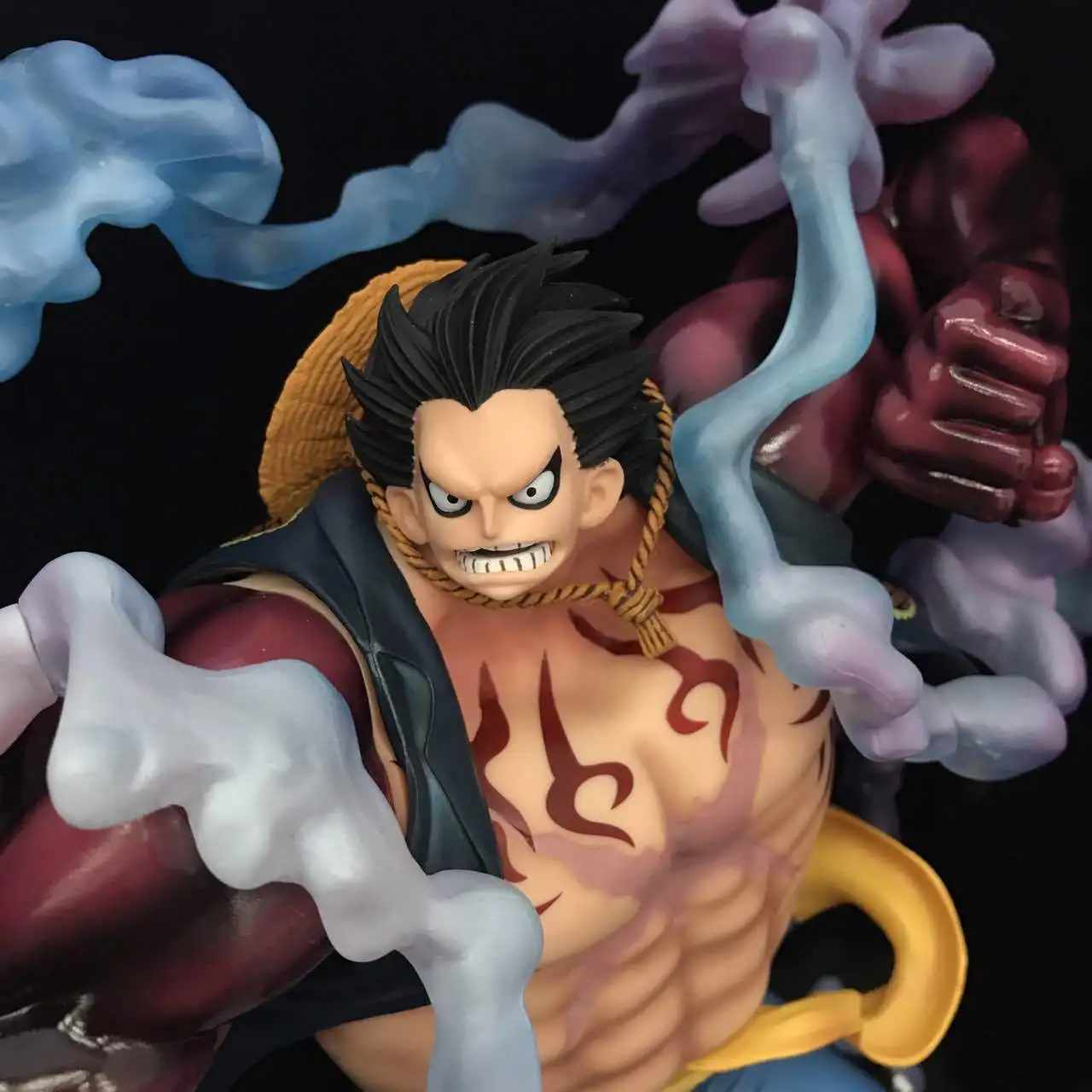 

Anime One Piece Monkey D Luffy GEAR Fourth 4 Gomu Gomu No Kong Gun Ver. GK PVC Action Figure Statue Collection Model Toys Doll