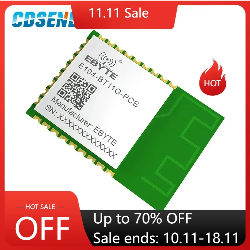 EFR32 BLE 2.4GHz Blutooth Module Mesh Networking 20dBm Ad Hoc E104-BT11G-PCB Smart Home PCB Wireless Transceiver Reciever