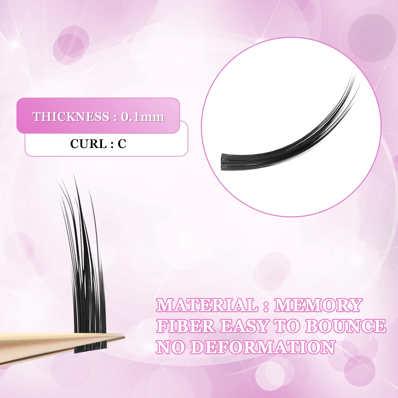 C Krul Wimpers Extensions 5 Paar Ultradunne Nepwimpers Verlengende Wimpers 3d Effect Strip Wimpers Voor Professionals Make-Up