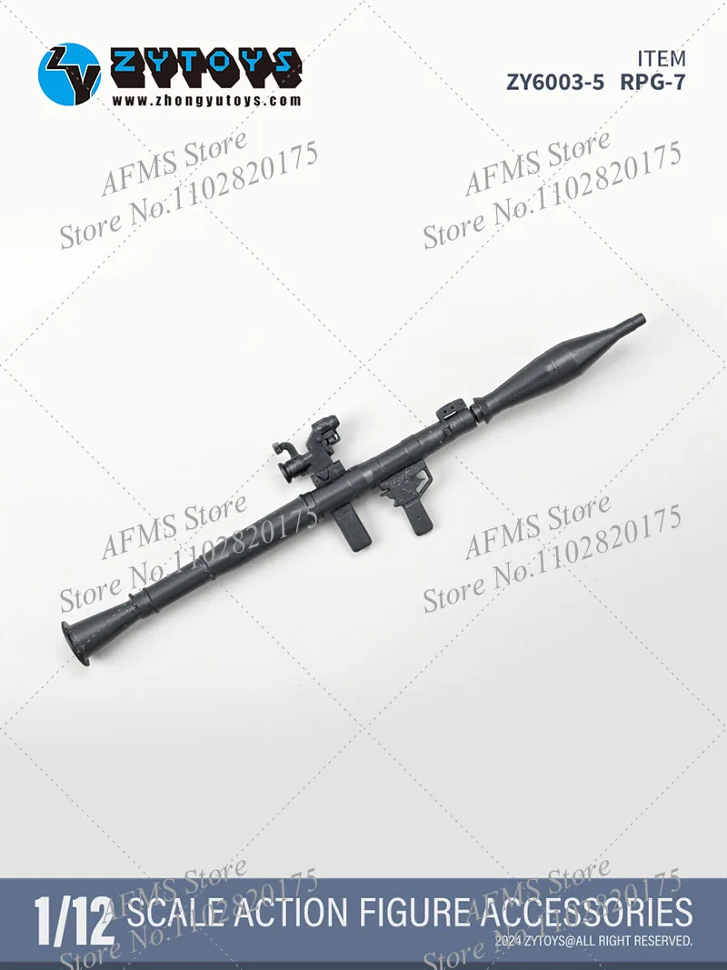 ZY6003 1/12 Scale Soldier AK74 RPG-7 SVD FIM-92 MP7 Pack Military Combat Equipment Fit 6Inch Action Figure Model Dolls