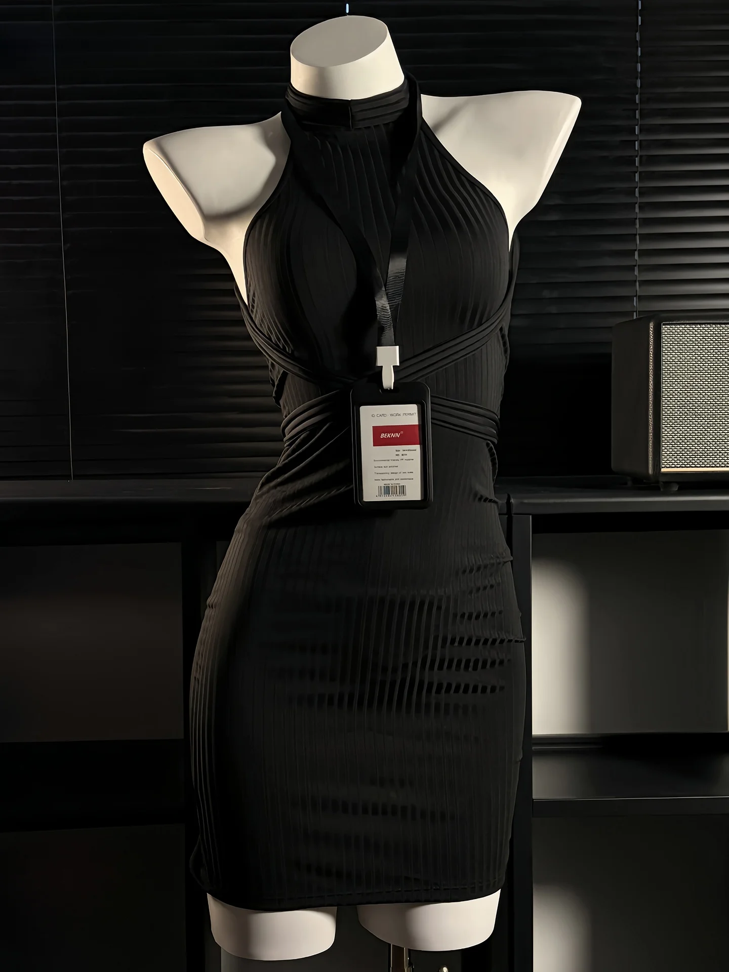 Sexy OL Secretary Short Skirt Fun Date Uniform Lady President Exclusive Secretary Casual Home Leisure Pure Color Design
