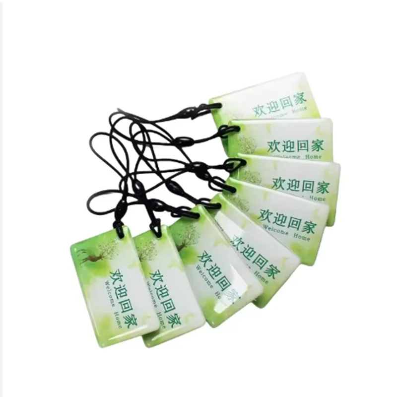 Customized Lock Cuid Access Control Card Waterproof Non-Contact Epoxy Card Community Property Elevator Car