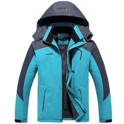 New Winter Parka Men Jacket Windbreak Thick Warm Windproof Coats Male Retro Hooded Anorak Fleece Jackets Outdoor Hiking Ski Suit
