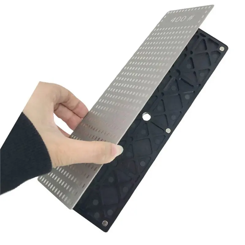 Y50A-Dual Grit 400& 1200 Ice Skate Sharpener-Universal Skate Blade Resharpening Tool 400
