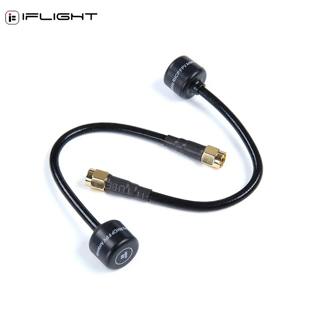 iFlight 15CM 5.8G 2dBi Omnidirectional Pagoda FPV Antenna - SMA/RP - SMA Interface Optional, 95% Radiation Efficiency!