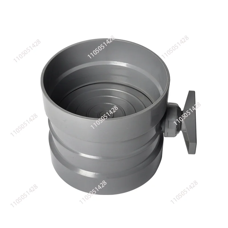 63-315mm PVC pipe manual switch valve Air volume control valve Regulating Air Pipe Manual Round Switch Valve for Ventilation