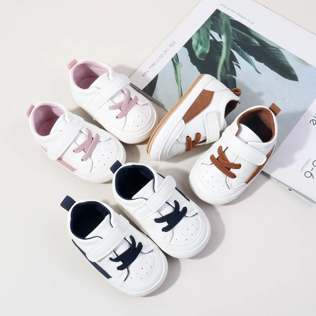 2025 Spring And Autumn Baby Boys And Girls First Walking Indoor Outdoor Toddler Shoes For 0-18M Baby Unisex Sneaker TPR Sole