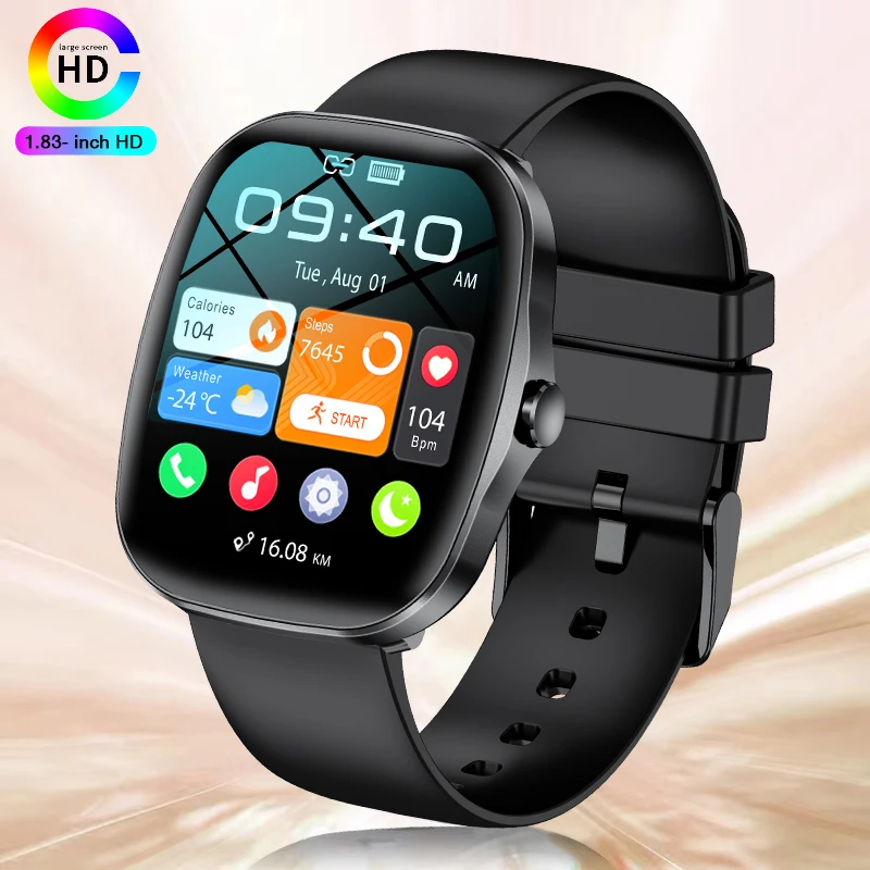 

1.53" HD Screen Smartwatch Men Women Bluetooth Call Smartwatches Fitness Sport Heart Rate Music Playback Waterproof Smart Watch