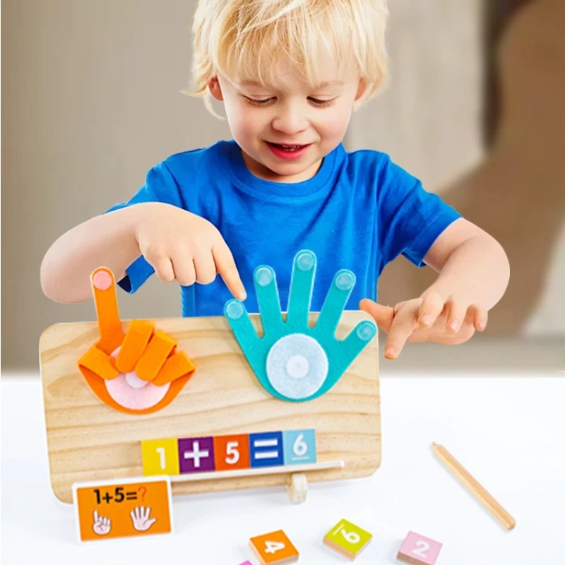 الرياضيات التعليمية الكرتون الحيوان إصبع عدد التعلم إضافة عملية الطرح ألعاب الرياضيات المعرفية