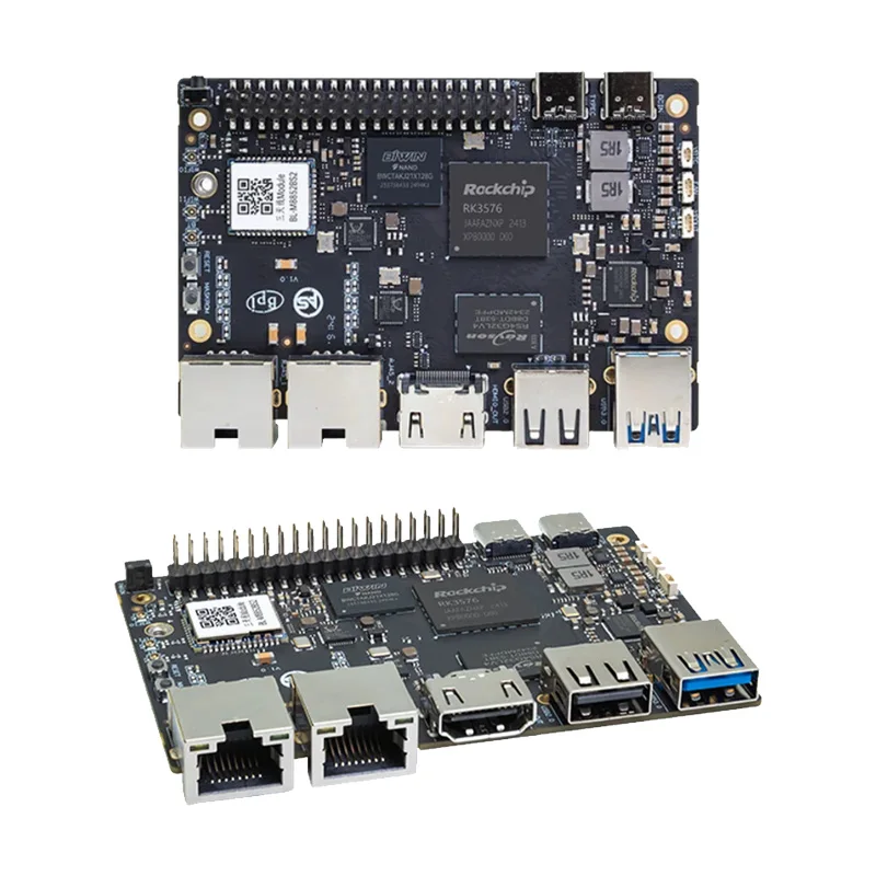 Placa de desarrollo Banana Pi BPI-M5 Pro, Rockchip RK3576, 8GB LPDDR4 64GB eMMC ARM Mali G52 MC3 GPU 6 TOPs SBC (incluye placa)