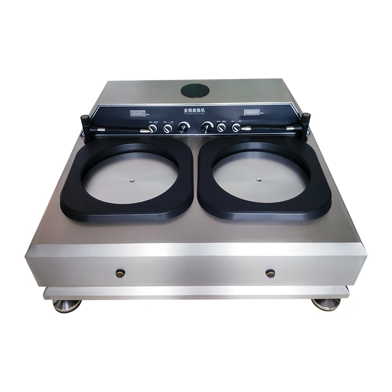 Lab Testing Equipment Metallographic Grinding and Polishing Machine Double Disc Specimen Grinding and Polishing Machine