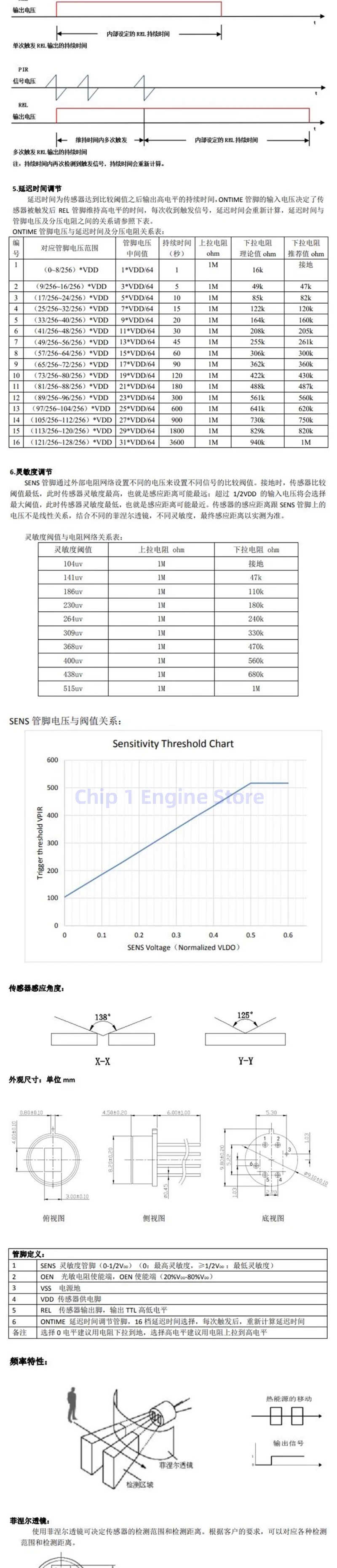 RDB226 RDB226-S DIP Human Infrared Inductive Switch Probe Digital Pyroelectric Sensor For Security Smart Home Devices