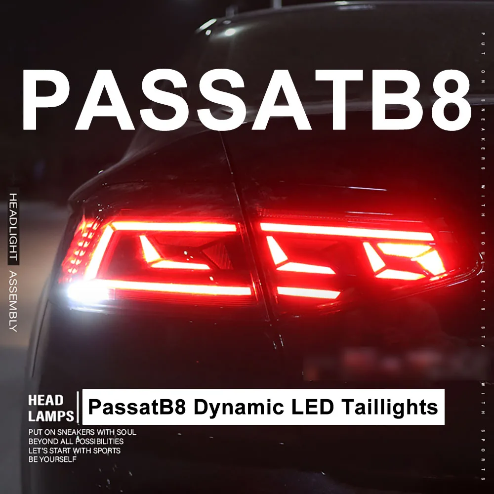 

IQ Dynamic smoked tail lamp is applicable to Passat B8