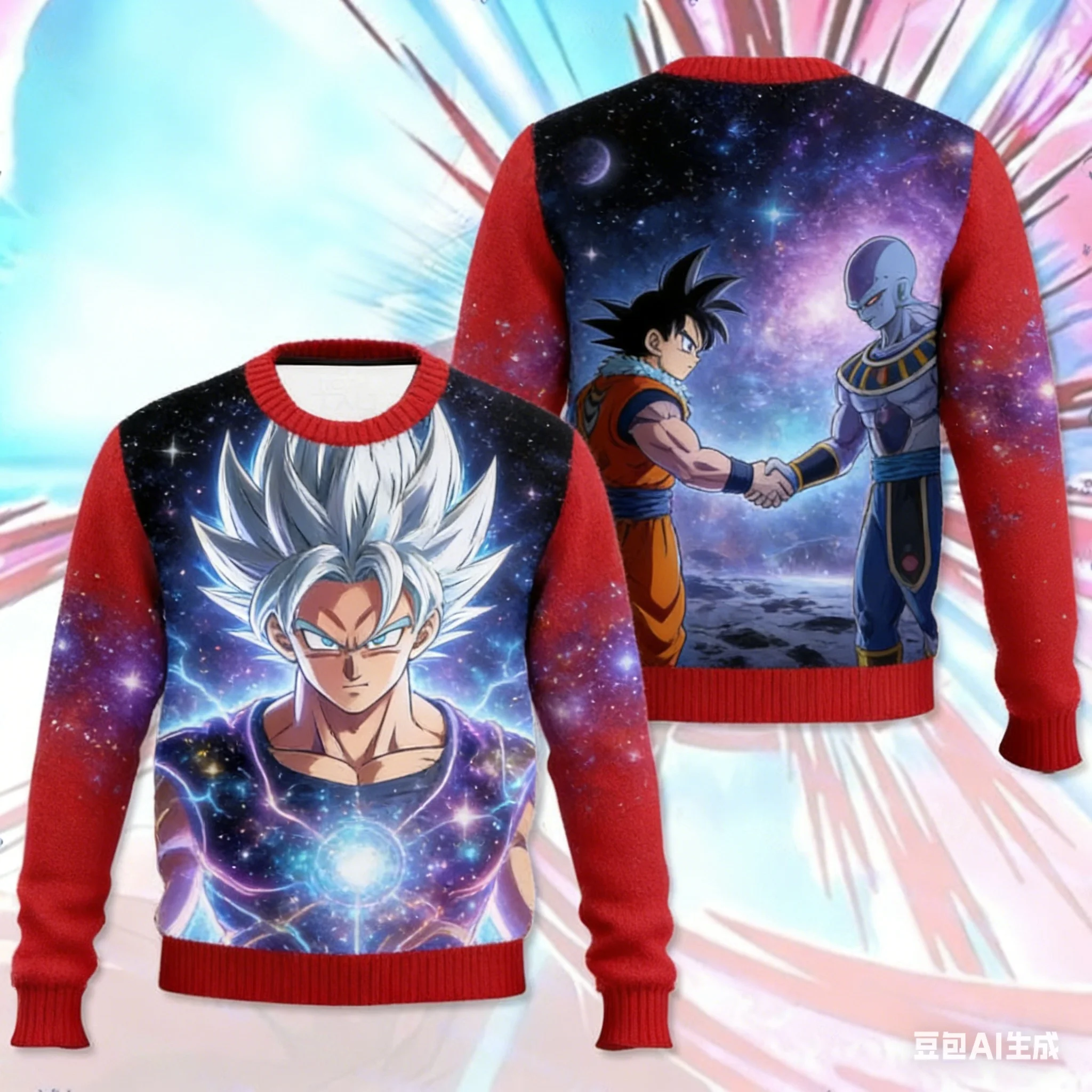 26 جديد سترة قبيحة انمي ياباني لعبة دراغون بول جوكو الجولة الرقبة هوديي الرياضة عيد الميلاد الخريف والشتاء الرجال الأطفال جيرسي #1