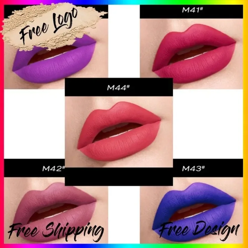 

Custom Non-stick Cup Liquid Lipstick Matte Waterproof Long Lasting Easy To Apply Sexy Red Lip Contour Makeup Bulk Lipgloss