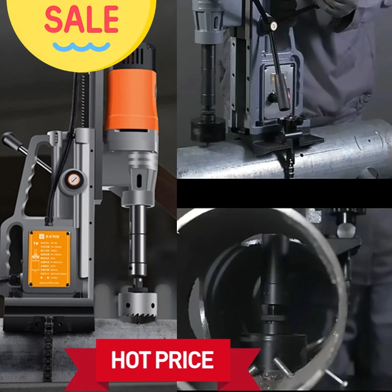 TD165 TD219 165mm 219mm Multifunctional Fire Pipeline Drilling Machine Steel Structure Rig for Pipe Engineering Heavy-Duty Gear