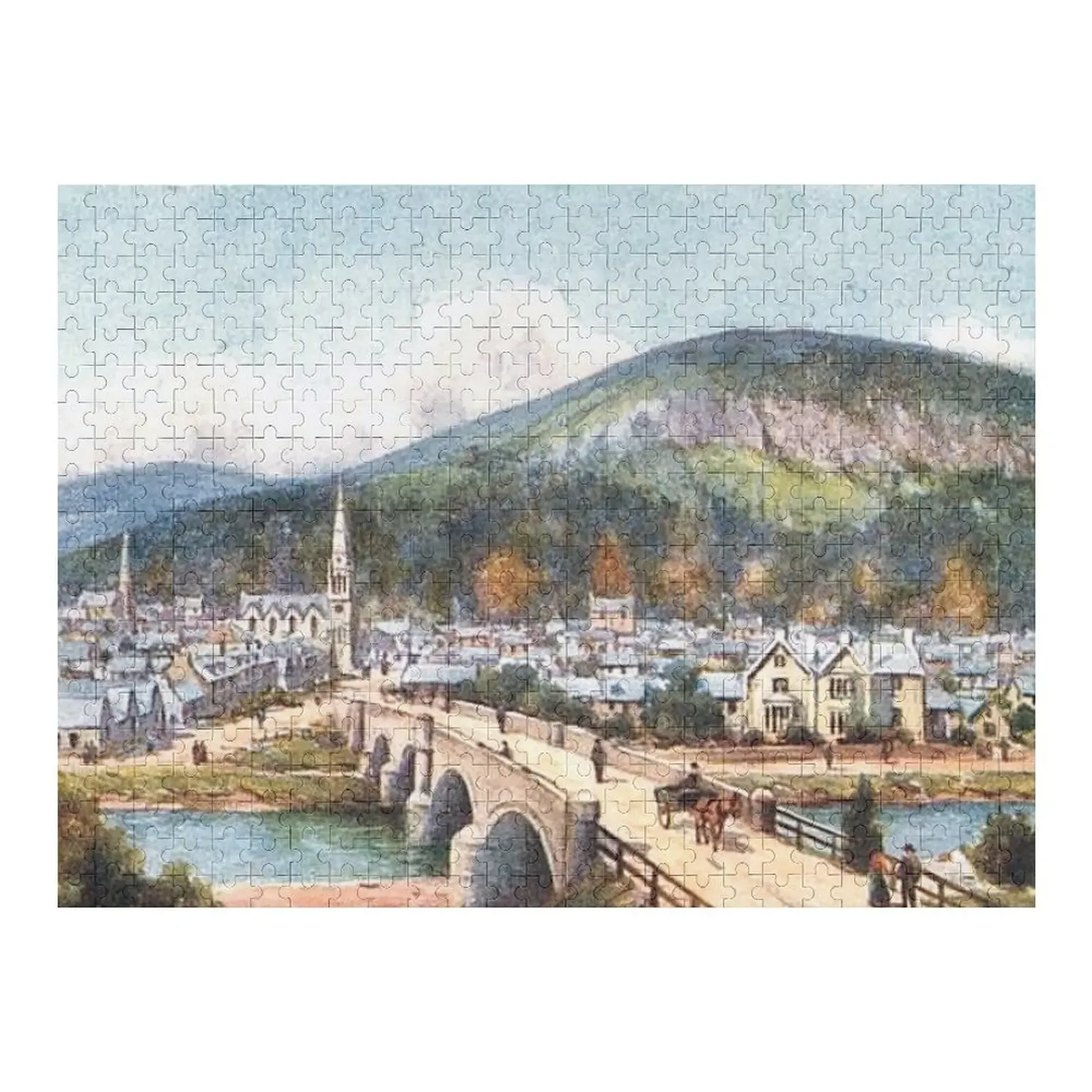 رسم توضيحي عتيق للباليه، أحجية الصور المقطوعة الملكية من Deeside مخصصة مع لغز كائن الطفل