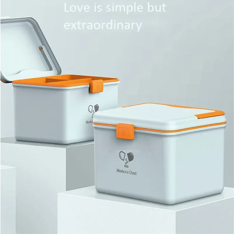 Grande Valise de Protection de l'Environnement, Sac Domestique Double Couche, Portable, Boîte à Outils de Sécurité