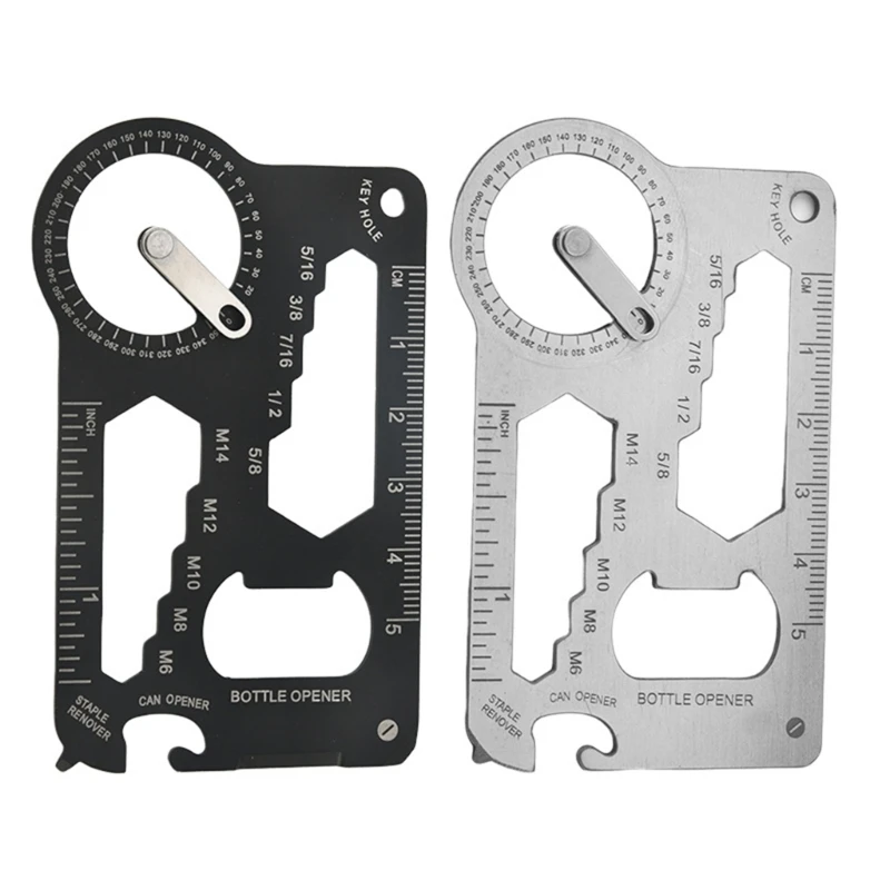 H58C Steel Protractors And Measuring Rulers Tool High Accuracy CompactsDesign