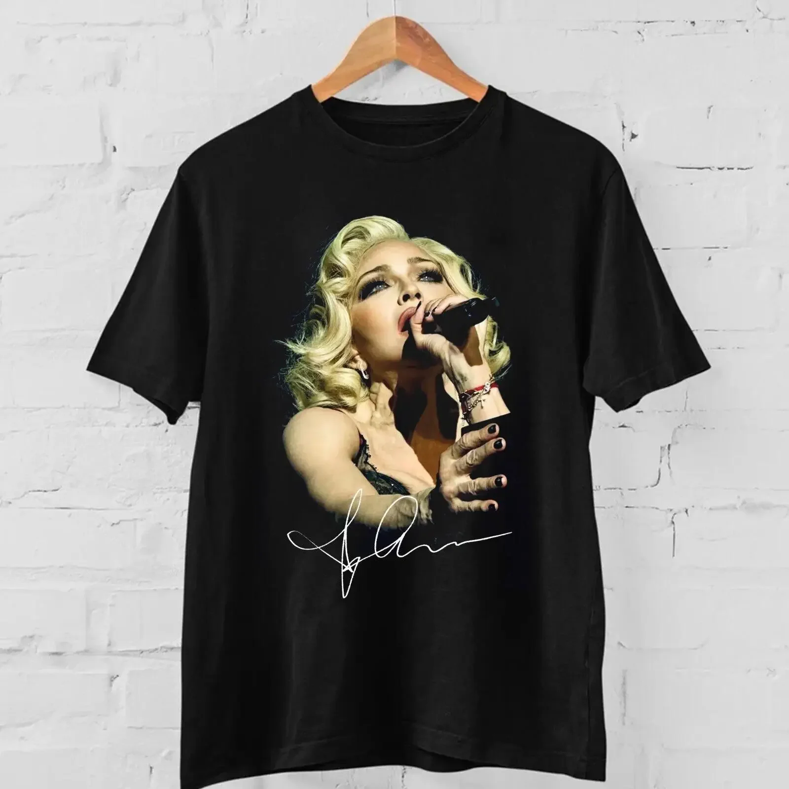 Madonna Celebration T Shirt Salutes her history Cotton For Fans vintage Washed streetwear fashion graphic homme