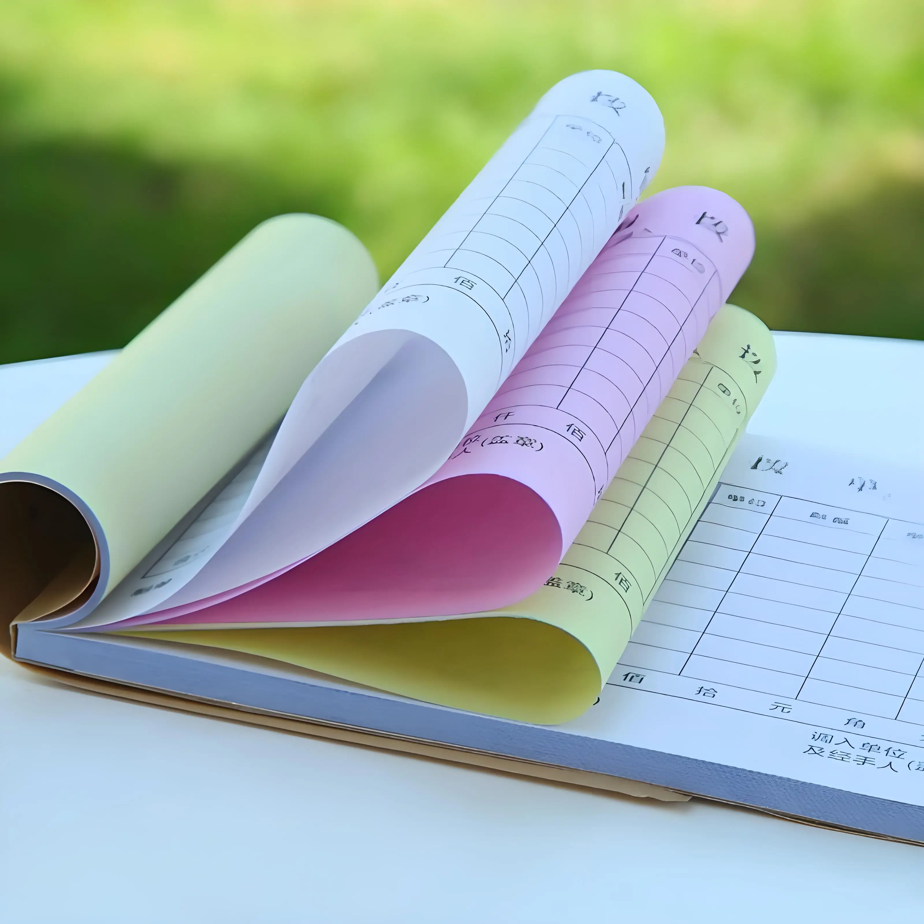 Custom print Size17.5X9.5cm delivery Invoice/Payment receipt ,Carbonless receipt invoice book Quote Books duplicate printing