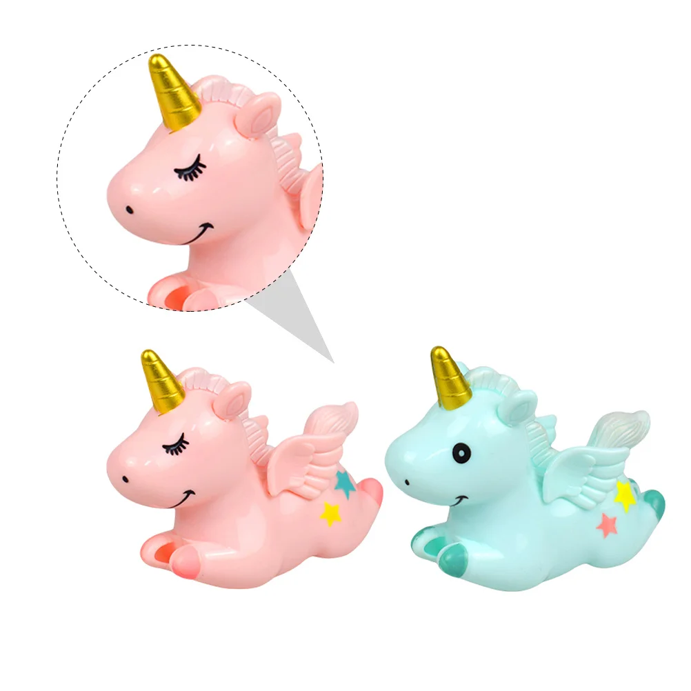 

2Pcs Cute Hollow Unicorn Cake Decoration Cartoon Style Birthday Party Dessert Adornment Cake Topper Baking Decor