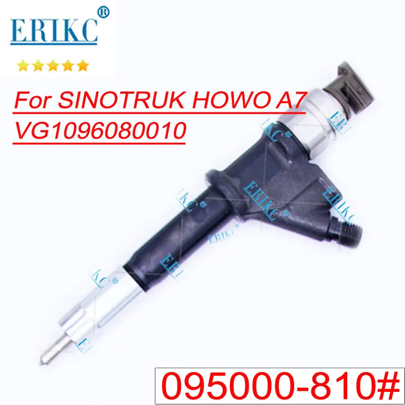 ERIKC Injector 8102 Auto Accessory Diesel Fuel Injector 095000-8102 Common Rail Oil Pump Injection 0950008102 for DENSO