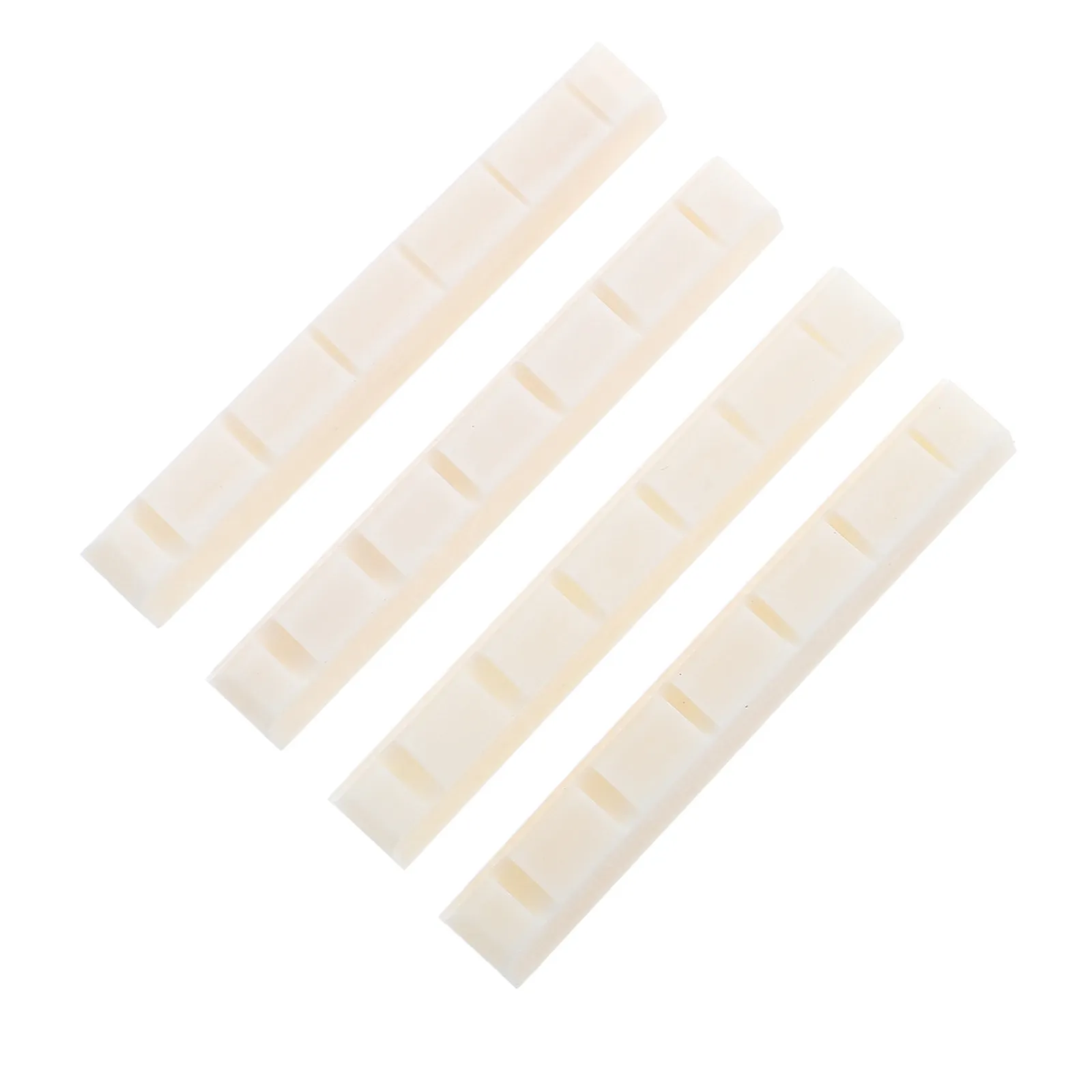 4pcs Ox Bone Guitar String Nuts Small Replacement Saddles For Better Tone Durable Guitar Accessories Upgrade Part