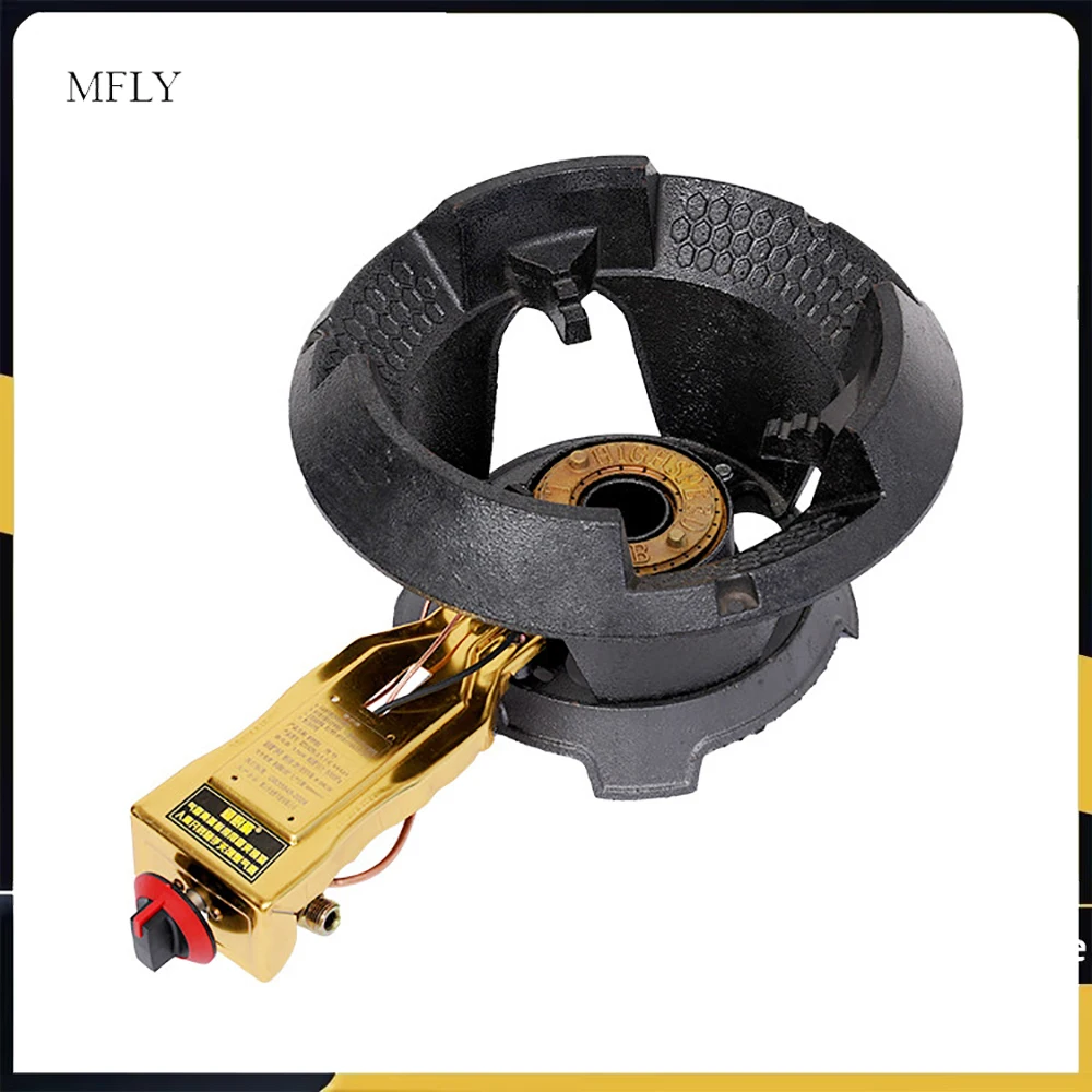 Energy-saving Kitchen Gas Stove Cooktop Hob Commercial Fierce Fire Gas Stove Single Gas Stove Liquefied Gas