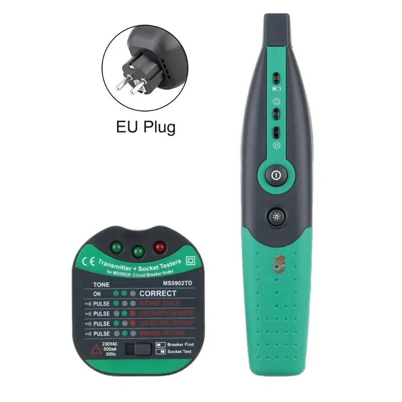 For MS5902 Circuit Breaker Finder/Socket Tester Instruction/Fully Automatic Circuit Breaker Finder
