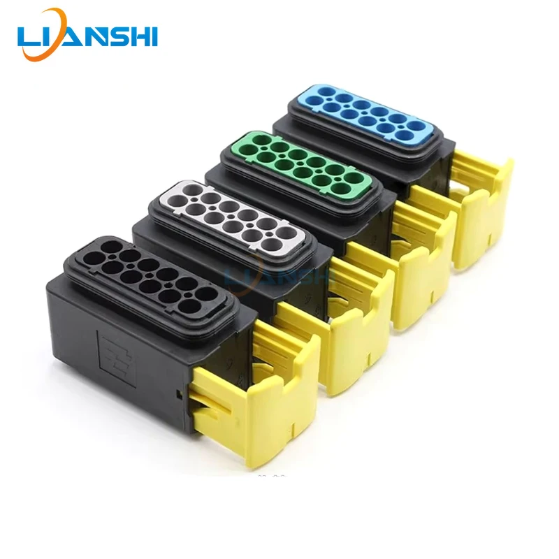 

4/3/2/1-1670901-1 12Pin Waterproof Connector Male Female Plug For Truck Excavator Heavy Duty Vehicle