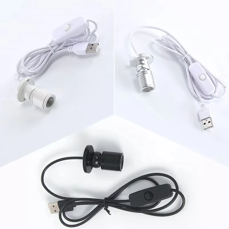 Mini USB Powered LED Cabinet Spotlight DC 5V 3W Jewelry Shelf Lamp Counter Closet Showcase Display Ceiling Lights With Switch image 3