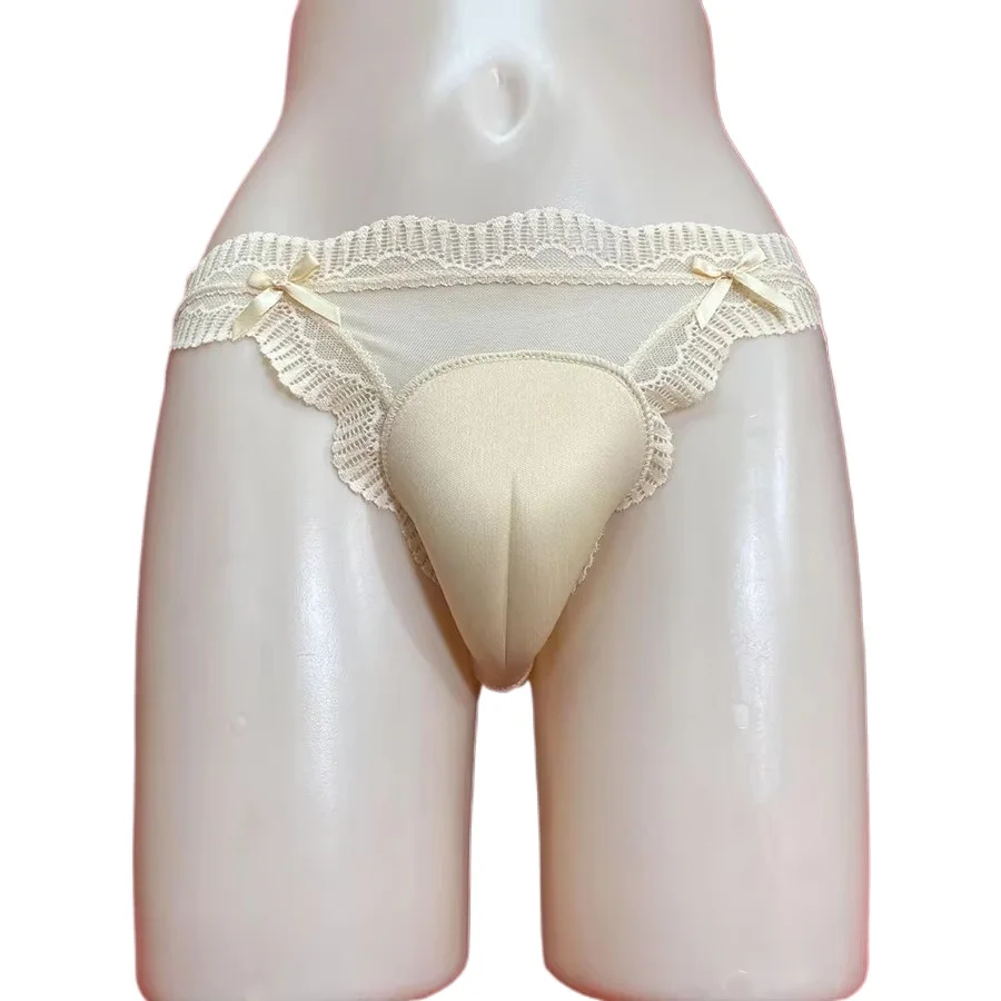

Hiding Gaff Lace Lingerie Underwear Crossdresser Transgender Drag Queen Shemale Camel Toe Panty Sissy Briefs