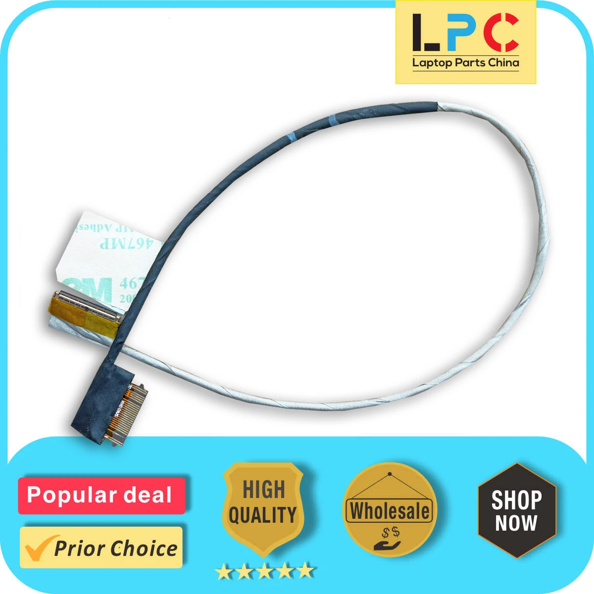 LCD Cable For Toshiba P50-C P50D-C P50T-C  L50-C L50D-C L50T-C  Laptop Display LCD LED Cable Replacement 30 PIN DD0BLQLC050