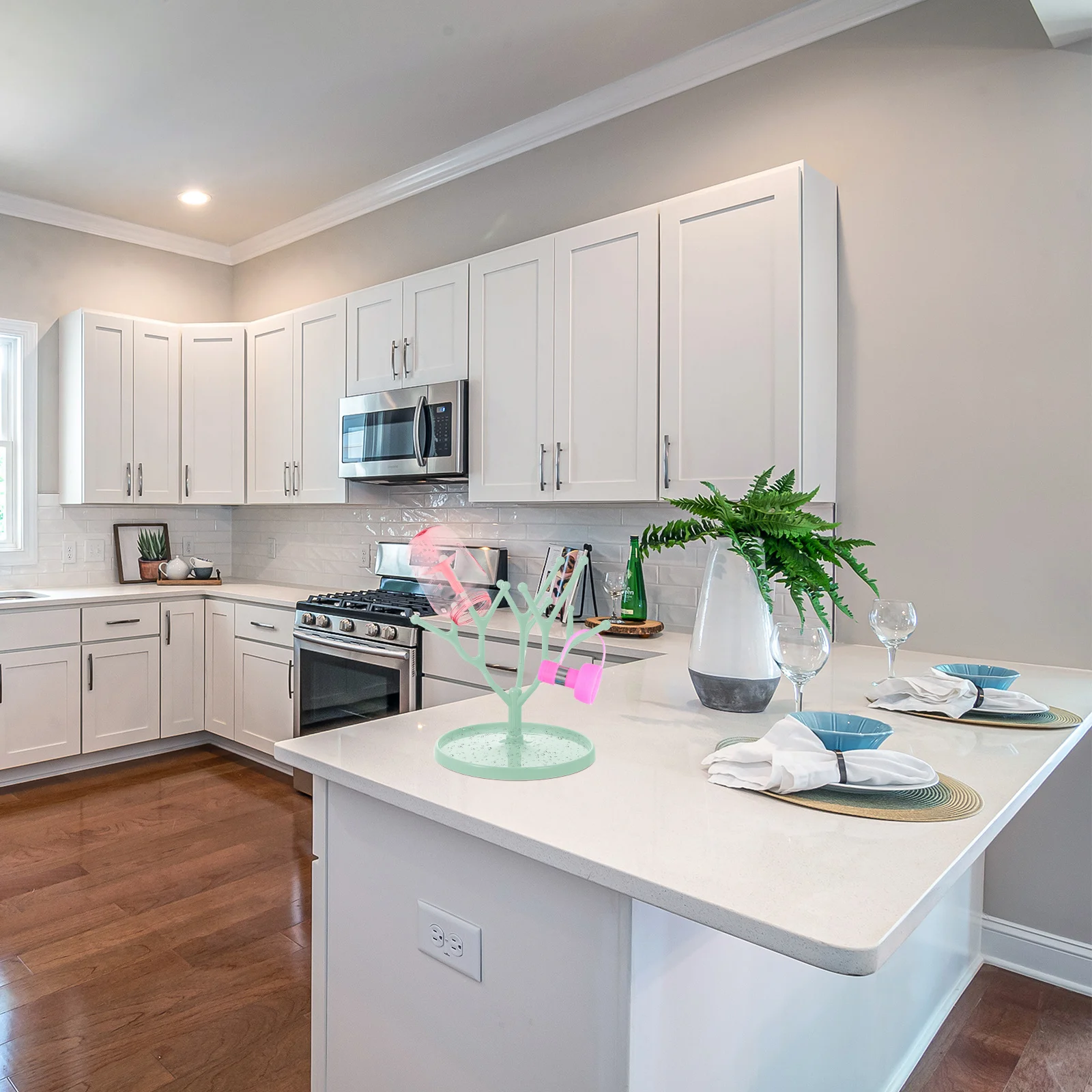 رف تجفيف زجاجات الأطفال أوتاد قابلة للفصل يحمل أحجام مختلفة دعامة تصريف الأكواب لتصريف المياه الزائدة مستلزمات المنزل #2