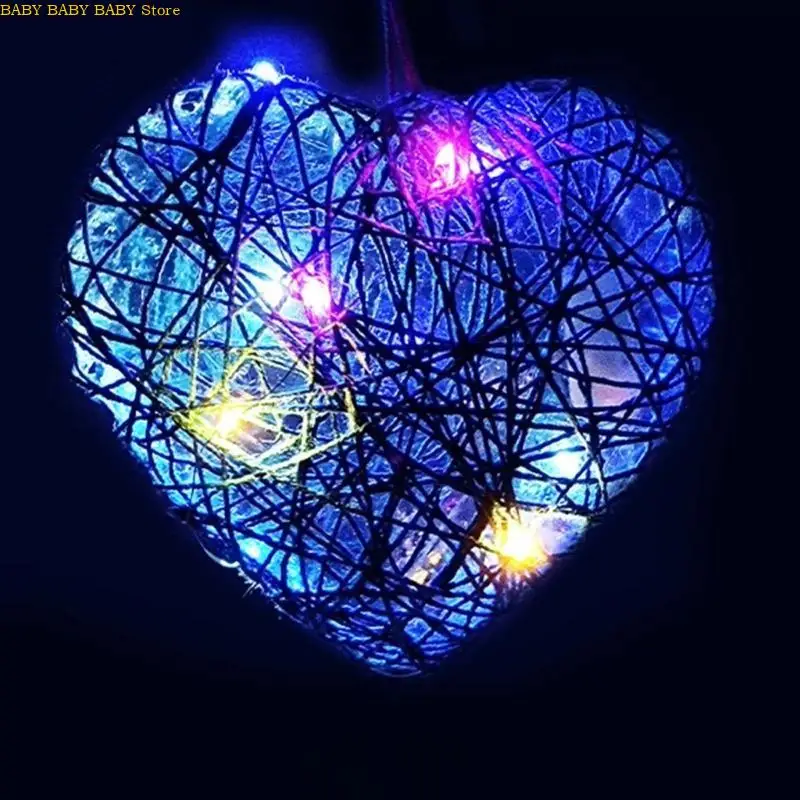 Q81AランタンクラフトキットキッズフォーキッズDIYストリングアートキットLEDナイトライト