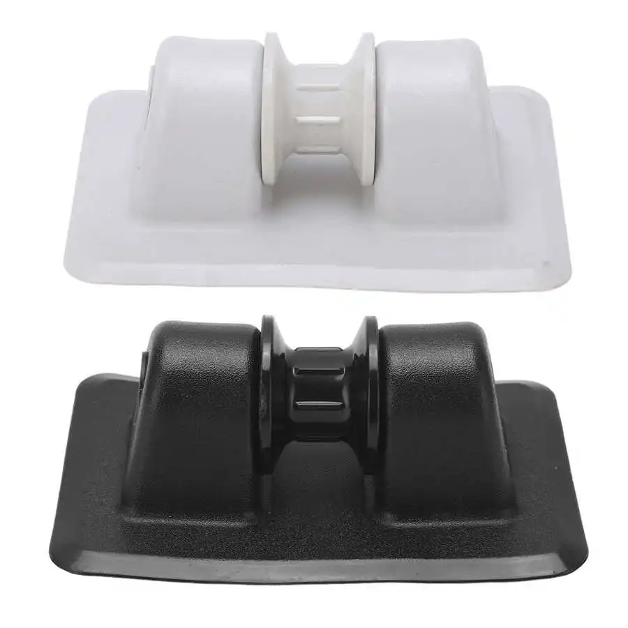 Kayak Anchor Roller PVC Plastic Pulley Bracket Fishing Boat Pulley Track Anchor Roller Ship Pulley Track Kayak Yacht Accessories