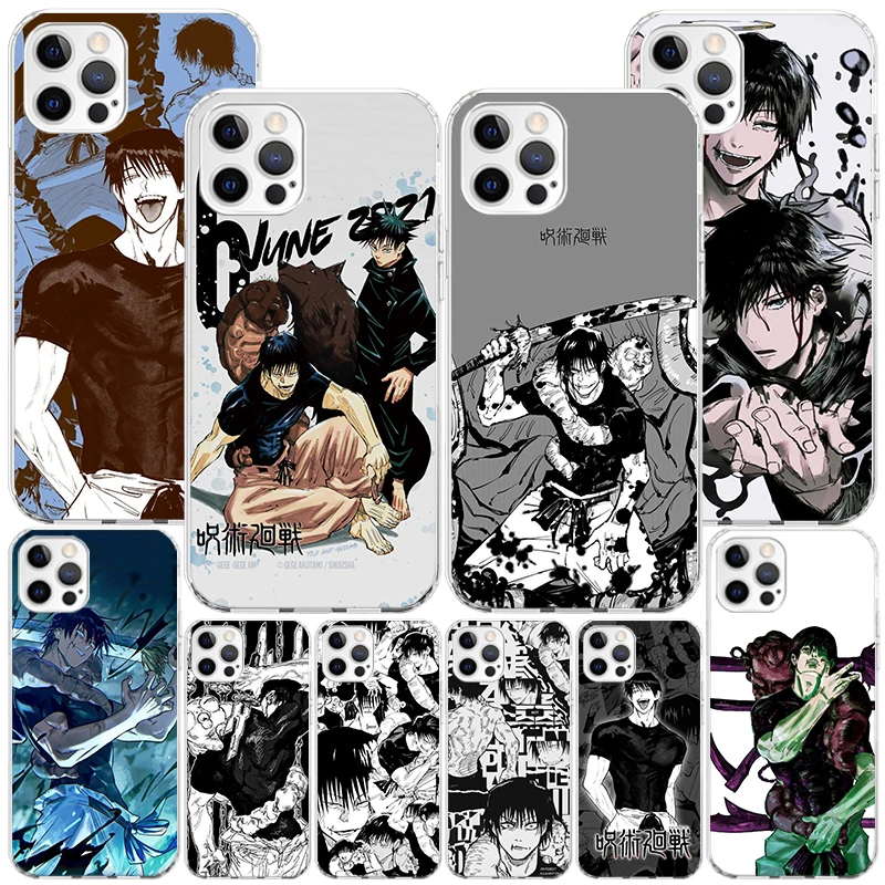 Jujusu Kaisen Fushiguro Toji Phone Case For iPhone 16 Pro Max 15 + 14 Plus 11 12 13 Mini Xs X XR 7 8 SE Personalized Gift Print