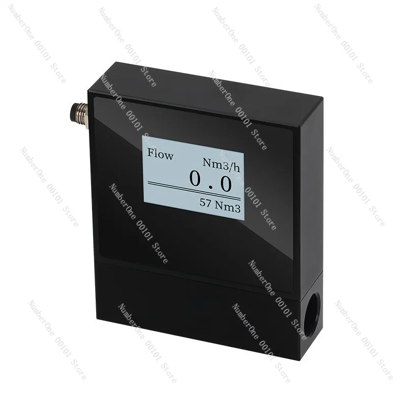 Thermal Gas Mass Flow Meter DN10 Nitrogen Oxygen Air Natural Gas MEMS Instrument for Gas Measurement