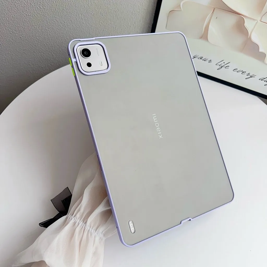 

For Xiaomi Pad 7S Pro 12.5 2025 6S Pro 12.4 7 6 5 Pro Redmi Pad 2 11 SE 11 8.7 K Pad 8.8 TPU+PC Case Shockproof Protective Cover