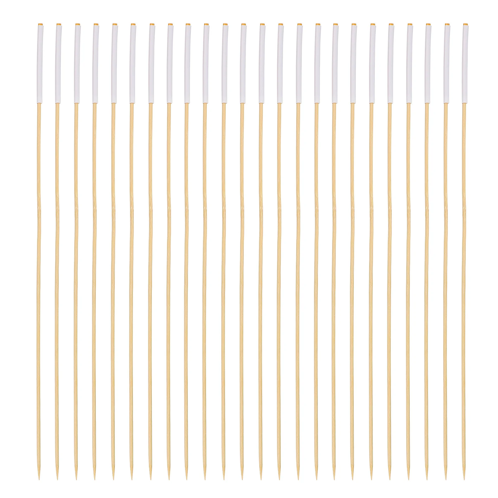 60 Stück Blumenstrauß zum Selbermachen, Bambusstäbchen, Khaki, langlebig, für Obst-Snacks, Fixierung, Basteln, Premium-Verpackungsmaterialien