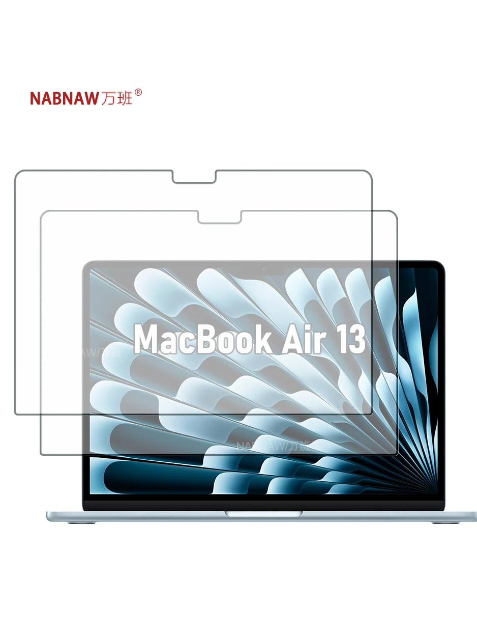 Szkło hartowane na ekran do MacBook Air 13 cali M5, folia ochronna odporna na zarysowania 9H, łatwa instalacja, kompatybilna z Apple Macbook Air 13 M4 M3 M2 — zdjęcie produktu 7