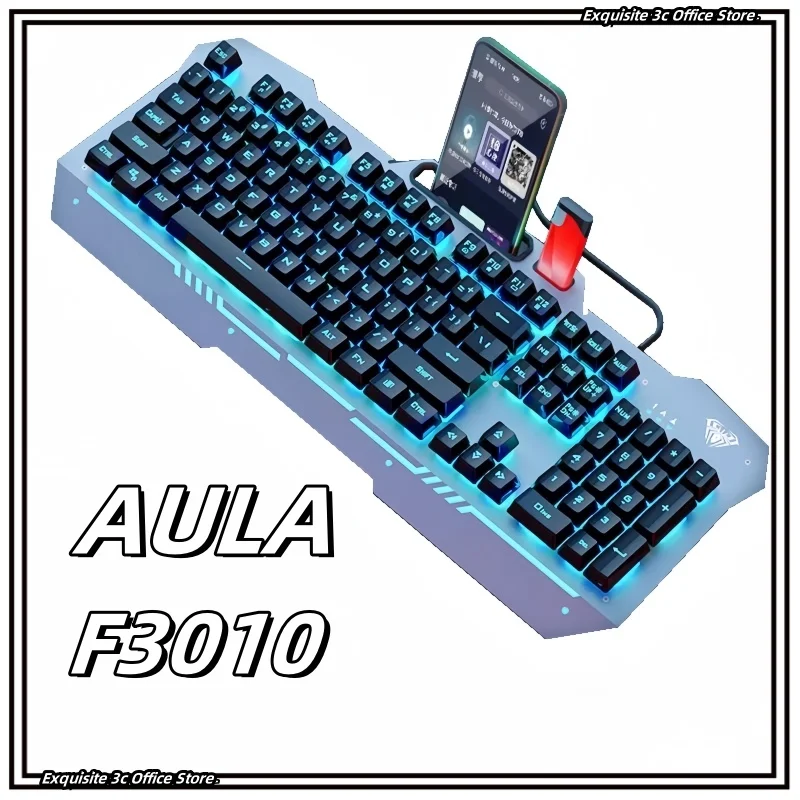 

Aula F3010 Mechanical Keyboard Feel Gaming Esports Peripherals Desktop Computer Laptop Dedicated Wired Keyboard Boy Desktop Gift