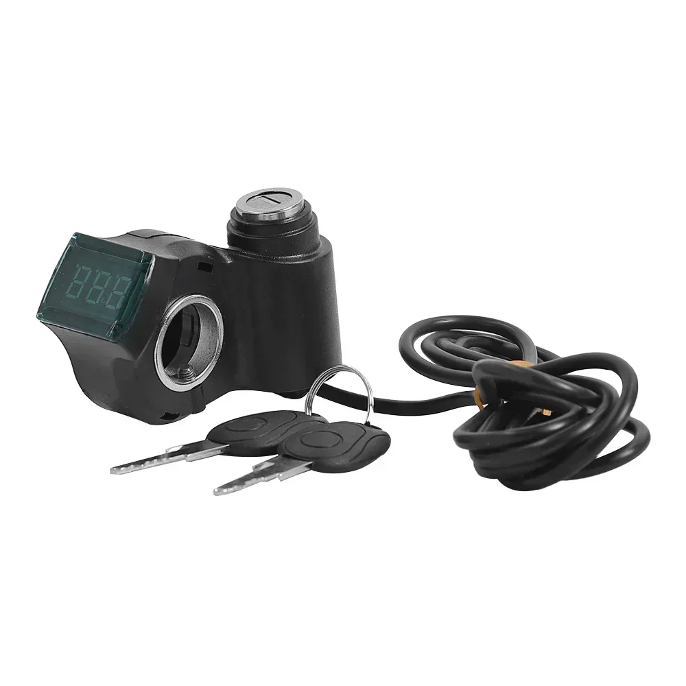 Scooter Lgnition Lock for KUGOO M4 PRO Electric Scooter Display Panel Power Switch with 2 Keys Lock Replacement Part Accessories