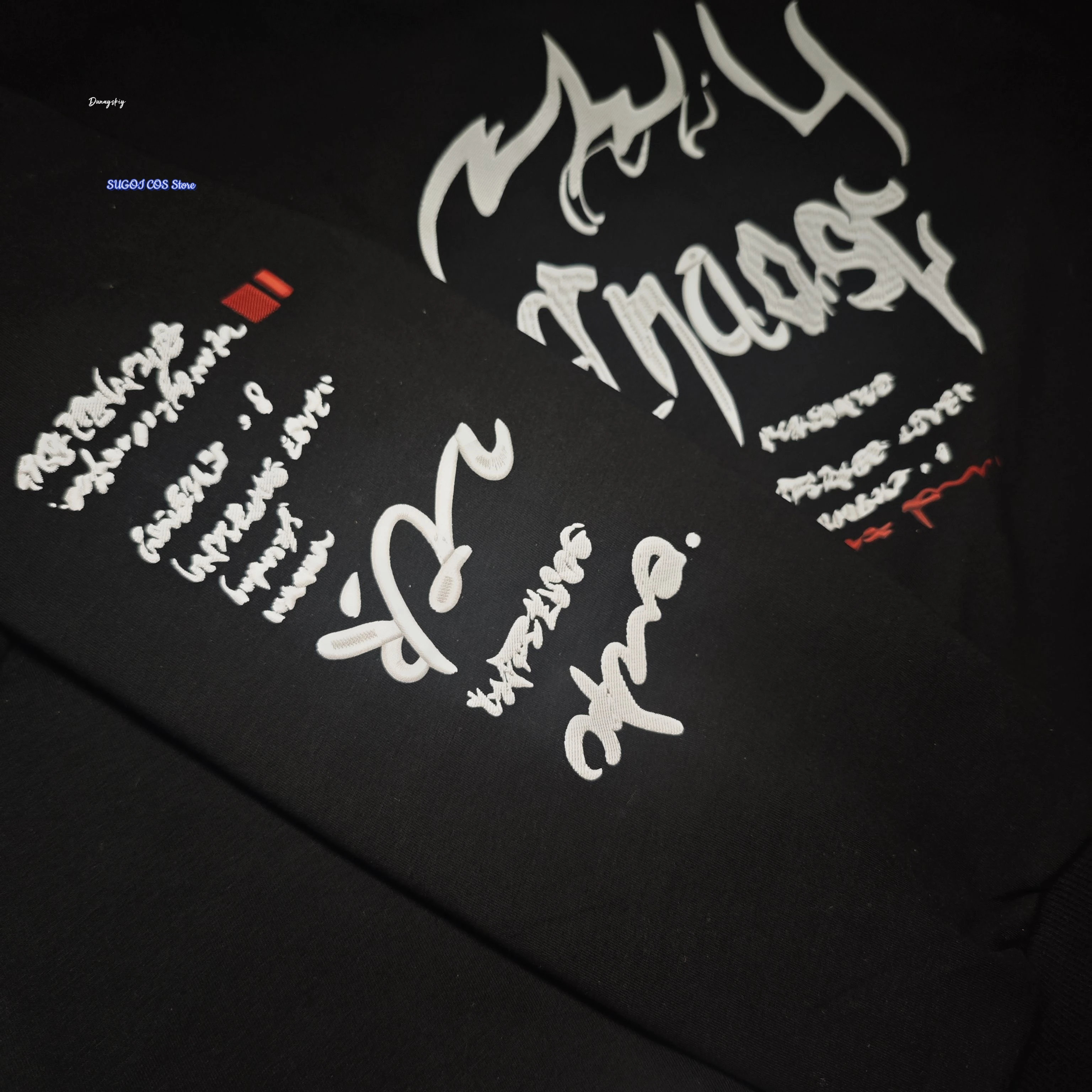 Xavier Sylus Rafayel Caleb Zayne معطف تنكري لعبة الحب والمساحة العميقة أزياء فضفاضة غير رسمية سترة رياضية للجنسين الزي