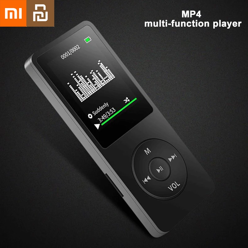 Xiaomi Youpin Mp3 Mp4 Player Memory Card Portable Digital Screen Music FM Radio Voice Record Built-in HD Speaker Photo Viewer