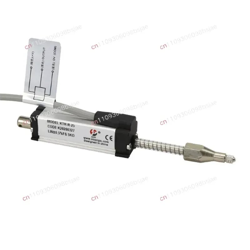 Self-recovery displacement sensor Automatic locking screw machine displacement meter Resistive spring