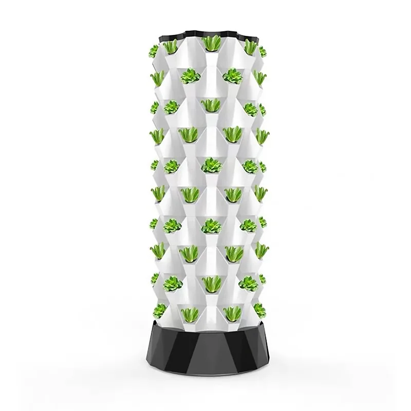 6/8/10-Tier Home Balcony Hydroponic Gardening Pineapple Tower Garden, Vertical Soilless Cultivation, Indoor Gardening Equipment